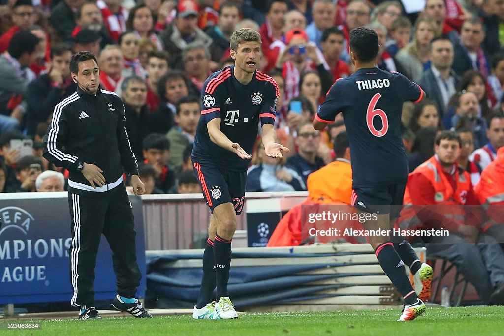 Club Atletico de Madrid v FC Bayern Muenchen - UEFA Champions League Semi Final: First Leg