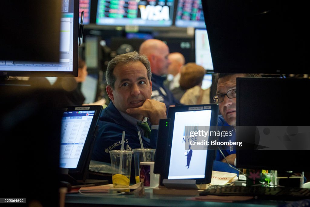 Trading On The Floor Of The NYSE As FOMC Releases Rate Decision