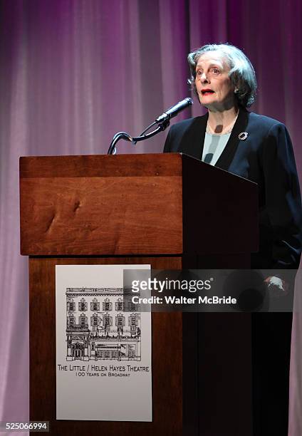 Dana Ivey attending The Little/Helen Hayes Theatre Celebrates 100 Presentation at The Helen Hayes Theatre in New York City on 5/24/2012