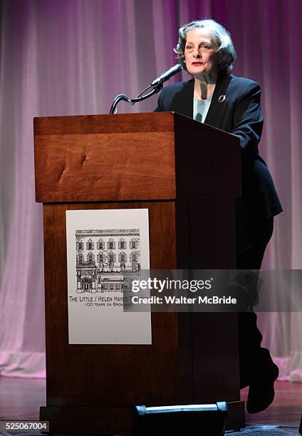 Dana Ivey attending The Little/Helen Hayes Theatre Celebrates 100 Presentation at The Helen Hayes Theatre in New York City on 5/24/2012