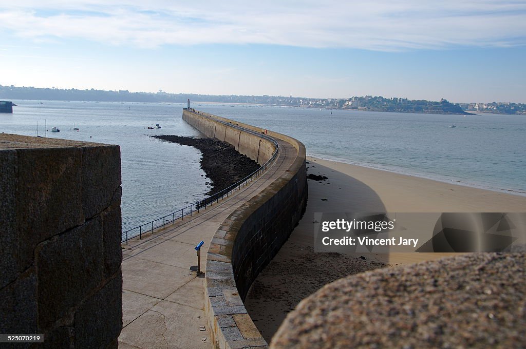 Saint Malo wharf