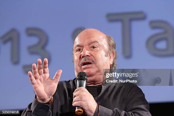 Italian actor Lino Banfi during the Taormina Film Fest, in Taormina, Sicily on June 20, 2013. Photo: Manuel Romano/NurPhoto