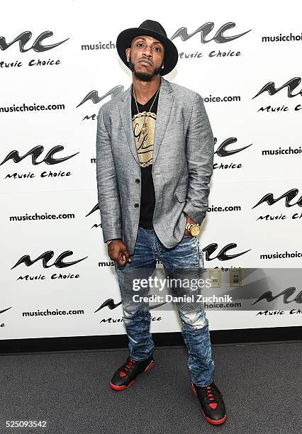 Rapper Mystikal visits Music Choice on April 27, 2016 in New York City.