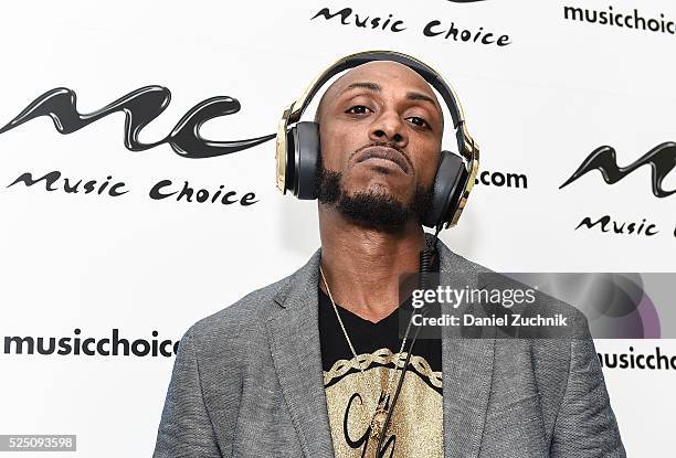 Rapper Mystikal visits Music Choice on April 27, 2016 in New York City.