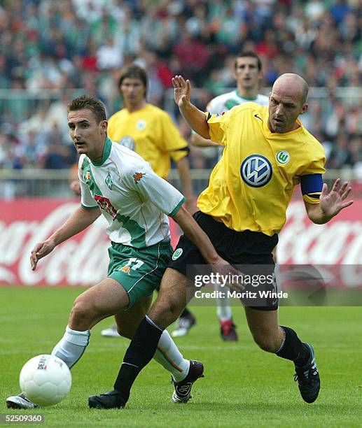 FB: 1. BL 04/05, SV Werder Bremen-VfL Wolfsburg, Nachrichtenfoto