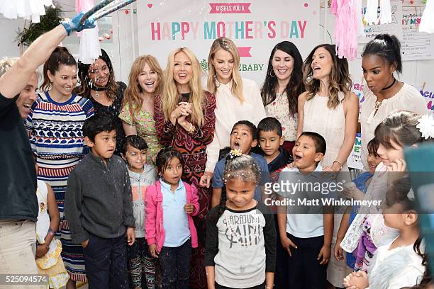 Actress Jessica Biel , designer Rachel Zoe , model/co-presidents of Baby2Baby Kelly Sawyer Patricof and Norah Weinstein , and singer Kelly Rowland...