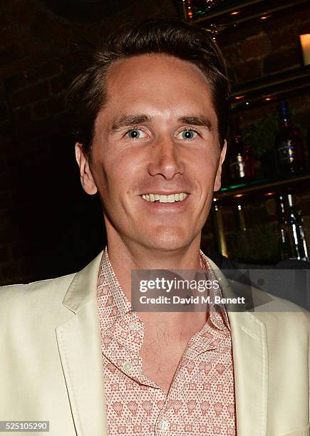 Otis Ferry attends the launch of Restaurant Ours in Kensington on April 27, 2016 in London, England.