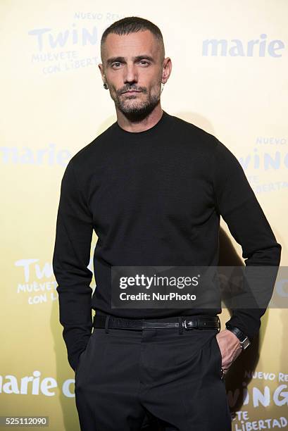 Spanish designer David Delfin attends the Marie Claire Prix de la Moda 2015 at the Callao cinema on November 19, 2015 in Madrid, Spain