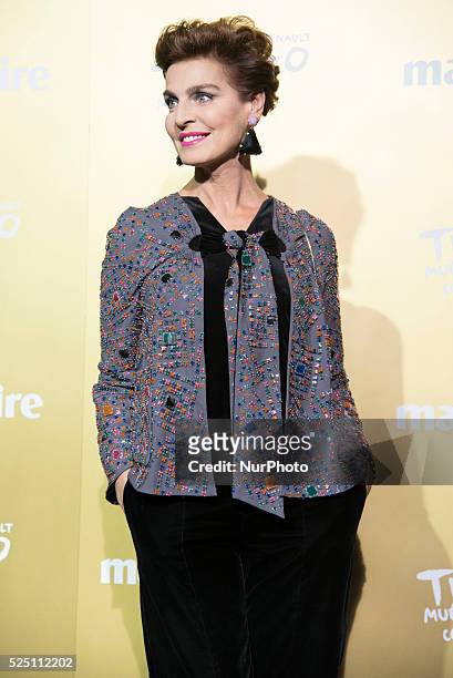 Model Antonia Dell'Atte attends the Marie Claire Prix de la Moda 2015 at the Callao cinema on November 19, 2015 in Madrid, Spain.