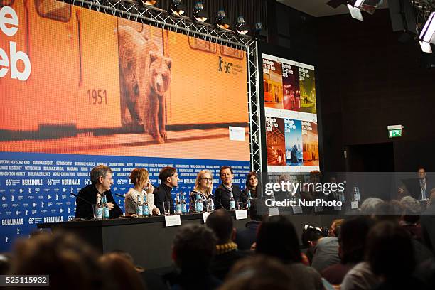 Berlinale 66th edition Berlin, Germany, First day 11th of February, Thursday, International Jury, Press Conference