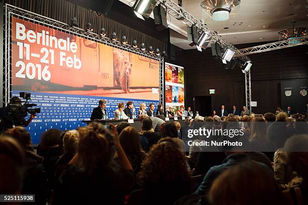 Berlinale 66th edition Berlin, Germany, First day 11th of February, Thursday, International Jury, Press Conference