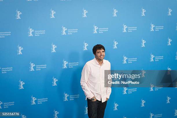 Director Andrew Neel attends the 'Goat' photo call during the 66th Berlinale International Film Festival Berlin at Grand Hyatt Hotel on February 17,...