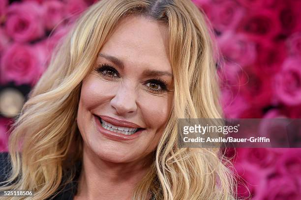 Personality Taylor Armstrong arrives at the Open Roads World Premiere Of 'Mother's Day' at TCL Chinese Theatre IMAX on April 13, 2016 in Hollywood,...