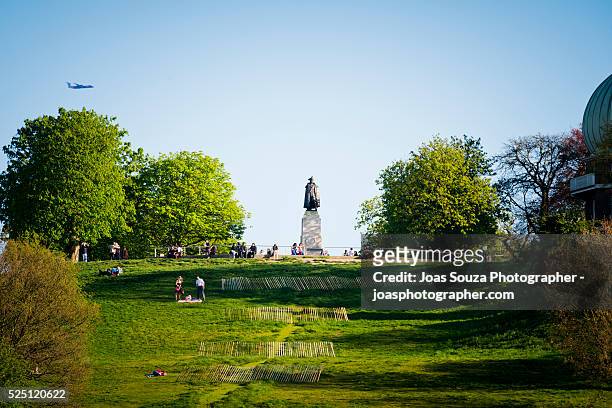 royal observatory in greenwich park - joas souza stock pictures, royalty-free photos & images