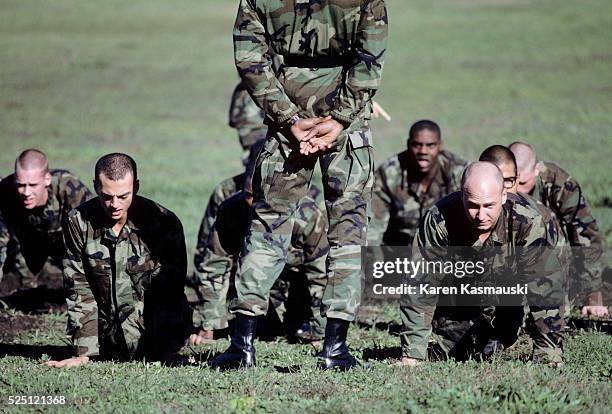 New Marine recruits train at Parris Island, a former planation.