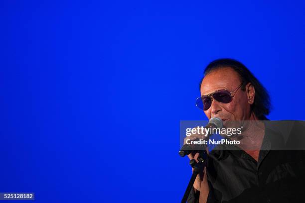 Antonello Venditti attends Day 5 of the 61st Taormina Film Fest on June 17, 2015 in Taormina, Italy.