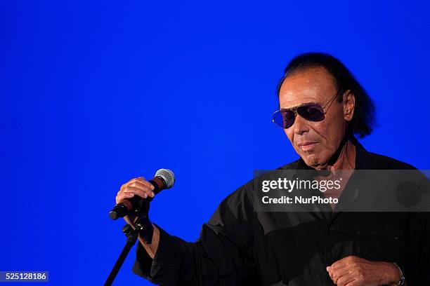 Antonello Venditti attends Day 5 of the 61st Taormina Film Fest on June 17, 2015 in Taormina, Italy.
