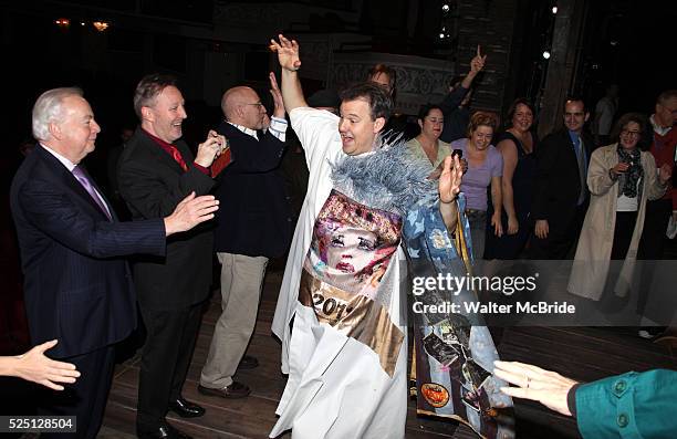 'Bonnie & Clyde' Gypsy Recepient Tad Wilson & Company attending the Opening Night Gypsy Robe Ceremony for 'Bonnie & Clyde' at the Gerard Schoenfeld...