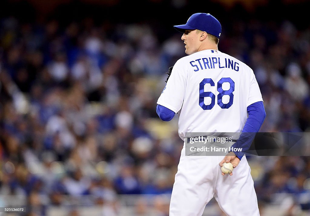 Miami Marlins v Los Angeles Dodgers