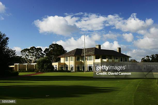 The new clubhouse at Royal Melbourne Golf Club, on January 03 in Black Rock, Melbourne, Victoria, Australia.