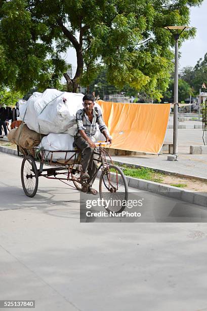 Various stuff for selling at open market, GujariBazaar in Ahmedabad. GujariBazaar is 600 years old market of fun collection of old furniture,...