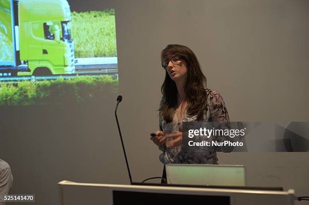 Claire Hoolahan of the Tyndall Centre at the University of Manchester talking about how &quot;Food has a 17% contribution to greenhouse gasses [and]...