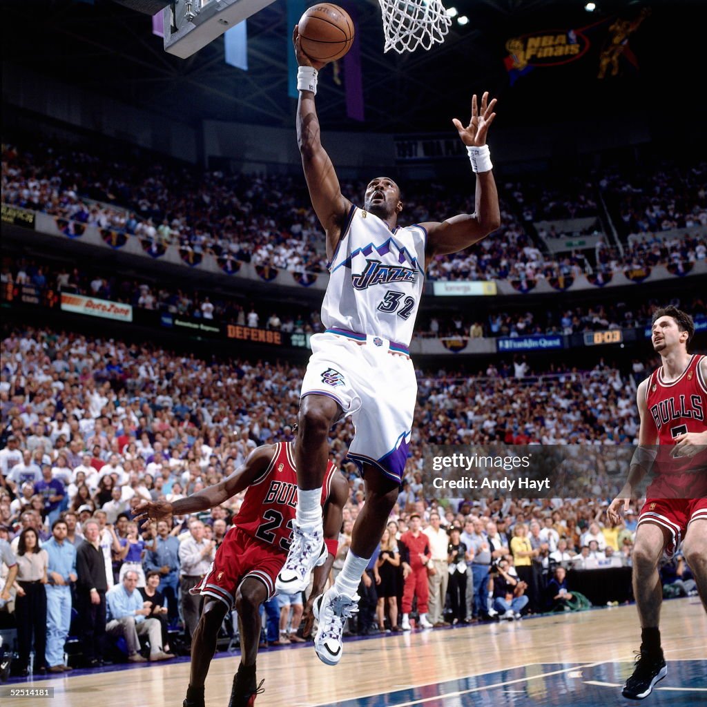 Karl Malone Action Portrait