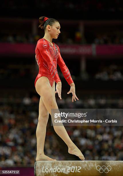 Kyla Ross Women's Gymnastics, Team Finals - Day 4 during the 2012 London Olympic Games.