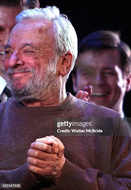 Stephen Sondheim with Liz Callaway, Gary Stevens, Lin-Manuel Miranda, Lonny Price, Colin Donnell, Elizabeth Stanley, Celia Keenan-Bolger, Ann...