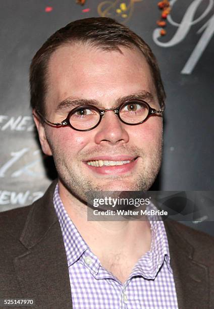 Playwright Samuel D. Hunter attending the Opening Night Performance After Party for 'The Whale' at West Bank Cafe in New York City on