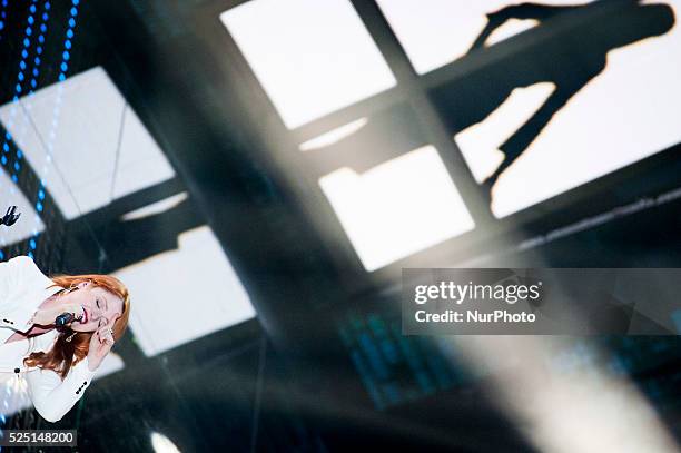 Noemi attends the 66th Sanremo Music Festival on February 12, 2016.