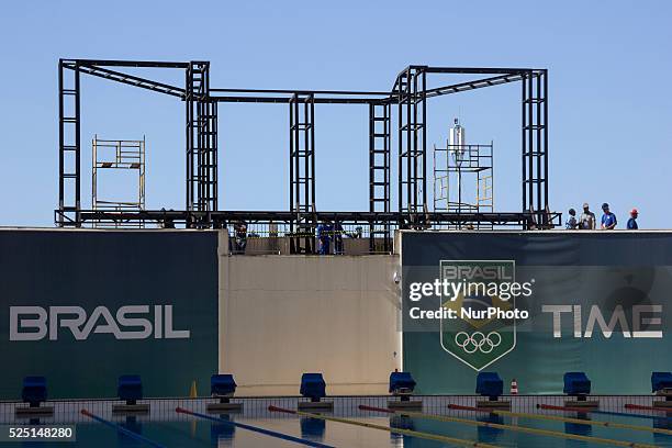 Rio de Janeiro, Brazil, 17 February 2016: In Rio de Janeiro, some facilities that will be used during the Olympic Games Rio 2016 are ready for use....