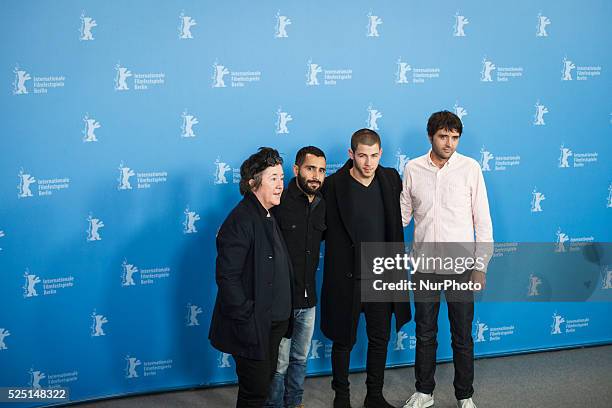 Producer Christine Vachon,Producer David Hinojosa,Actor Nick Jonas and Director Andrew Neel at the 'Goat' photo call during the 66th Berlinale...