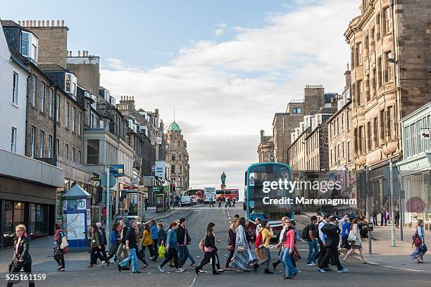 hanover street - edinburgh schotland stock-fotos und bilder