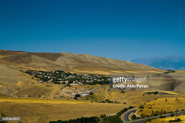 border between armenia and nagorno karabakh - nagorno karabakh stock pictures, royalty-free photos & images