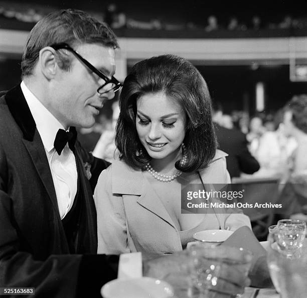Actor Adam West with Laura Ward attends an event in Los Angeles,CA.