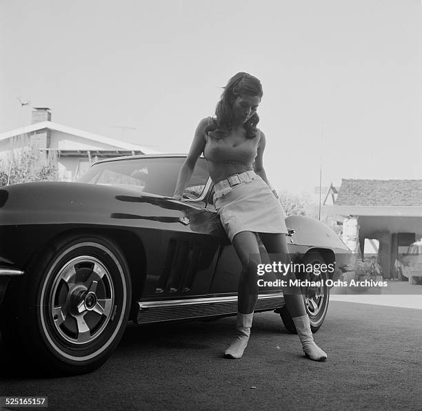 Actress Edy Williams poses at home in Los Angeles,CA.