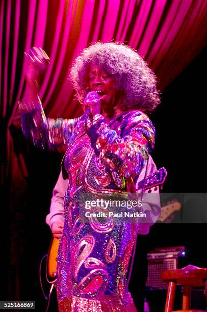 Musician Delores Scott performs at the Koko Taylor Benefit held at the House of Blues, Chicago, Illinois, November 19, 2006.