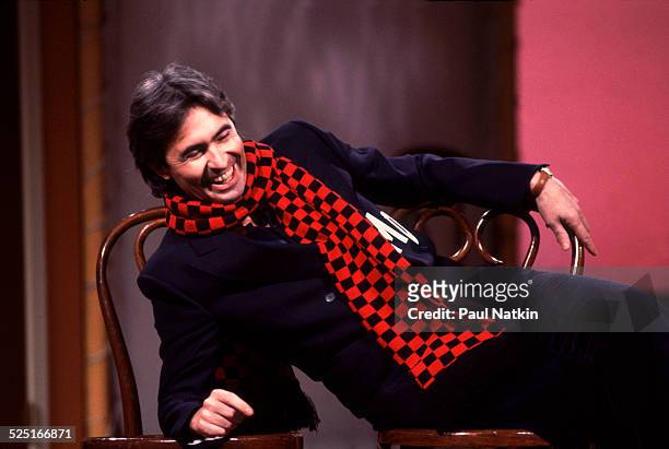 Comedian David Steinberg performs, Chicago, Illinois, December 16, 1984.