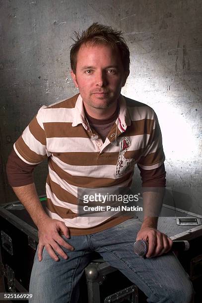 Portrait of musician Chris Tomlin at Assembly Hall, Champaign, Illinois, December 2, 2004.
