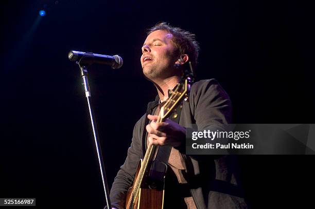 Musician Chris Tomlin performs at Assembly Hall, Champaign, Illinois, December 2, 2004.