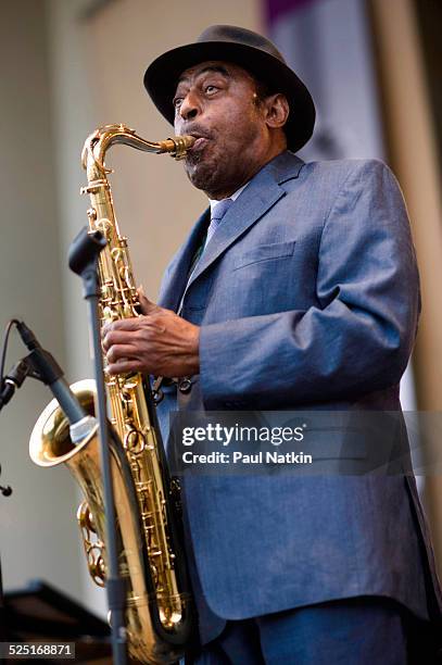 Musician Archie Shepp at the Chicago Jazz Festival, Chicago, Illinois, September 6, 2009.