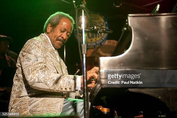 Musician Allen Toussaint at the Ponderosa Stomp at the Howlin' Wolf, New Orleans, Louisiana, September 16, 2011.