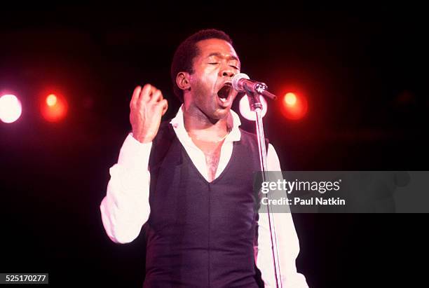 Musician Ben Vereen performs, Chicago, Illinois, August 17, 1980.