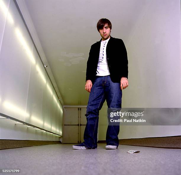 Portrait of actor Jason Schwartzman, Chicago, Illinois, January 21, 2002.