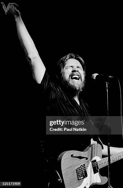 Musician Bob Seger performs at the Poplar Creek Music Theater, Hoffman Estates, Illinois, July 9, 1983.