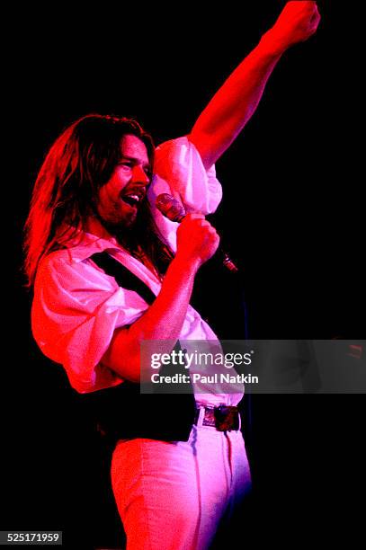 Musician Bob Seger performs at the Alpine Valley Music Theater, East Troy, Wisconsin, July 13, 1977.