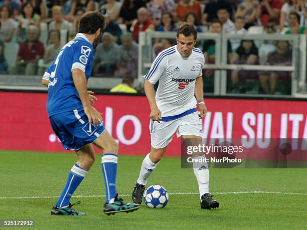 Alex Del Piero during the Partita del Cuore match between Nazionale Cantanti and Campioni per la Ricerca at the Juventus Stadium of Turin on june 23,...