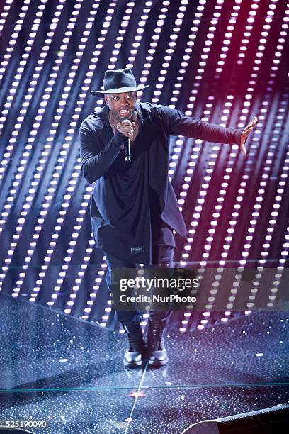 Willy William attends the closing night of 66th Festival di Sanremo 2016 at Teatro Ariston on February 13, 2016 in Sanremo, Italy.