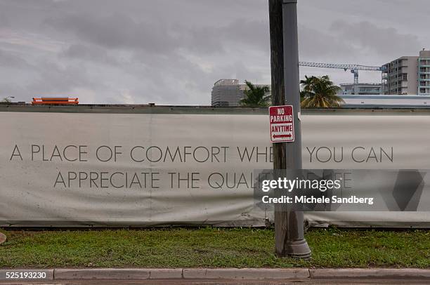 August 26, 2012 Signage Of Comfort And Quality Of Life Spotted During The Isaac Storm